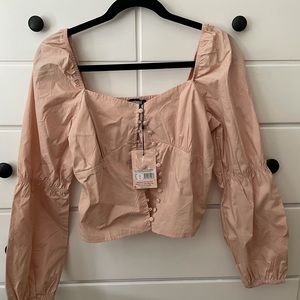 Missguided milkmaid top